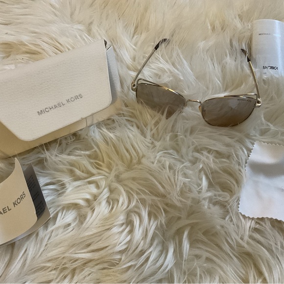 Michael Kors Leopard Print Sunglasses - Picture 3 of 10